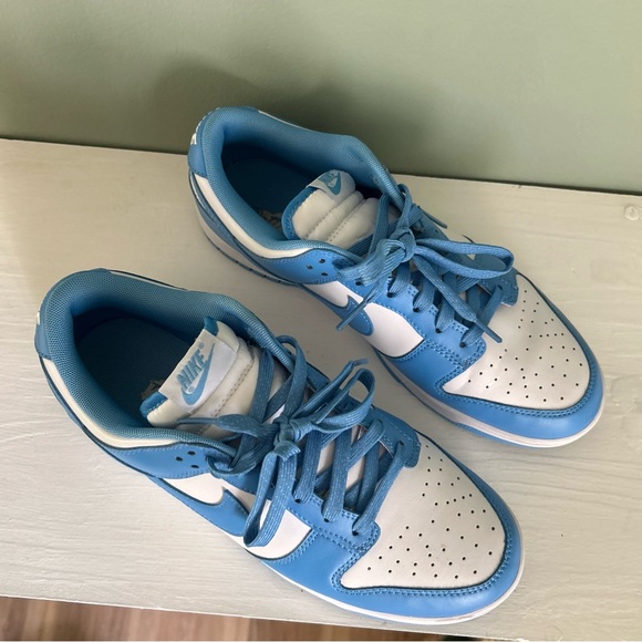 Nike Carolina Sky Blue and White Dunks Shoes - Picture 2 of 5